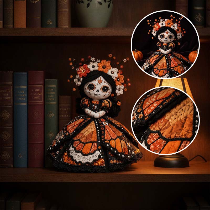 Handmade Day of the Dead DIY Fairy Patchwork Set