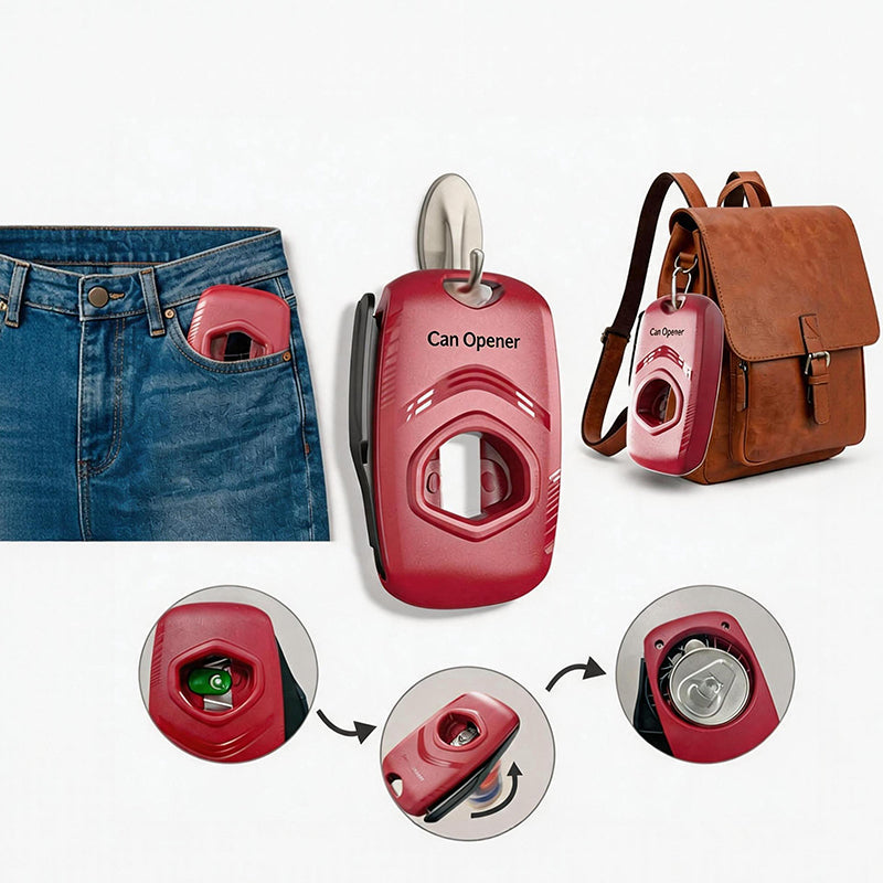 Portable Manual Can Opener Tool