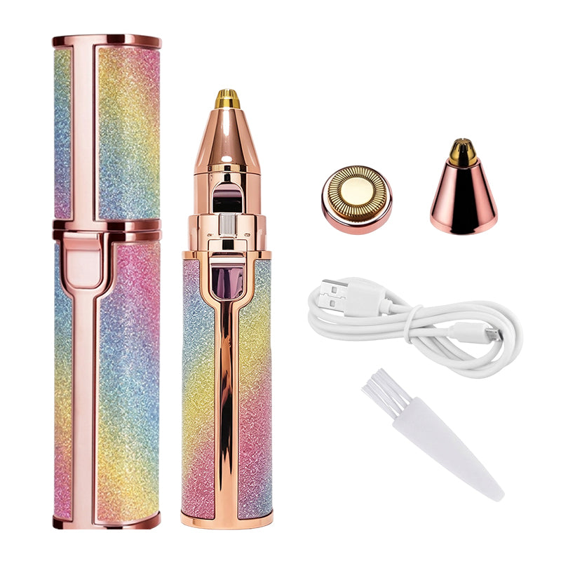 2-in-1 Portable Eyebrow Trimmer and Shaver