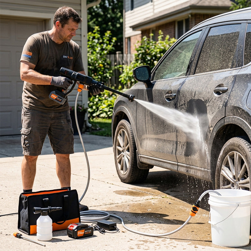Cordless High Pressure Washer Kit