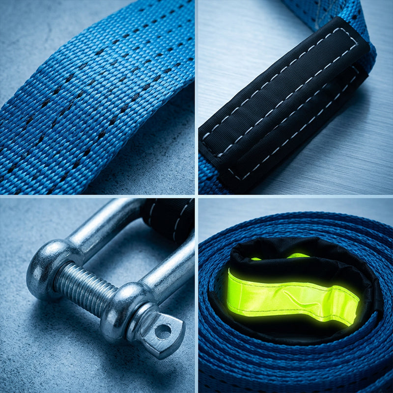Aless™ Heavy-Duty 5M 8T Vehicle Tow Strap