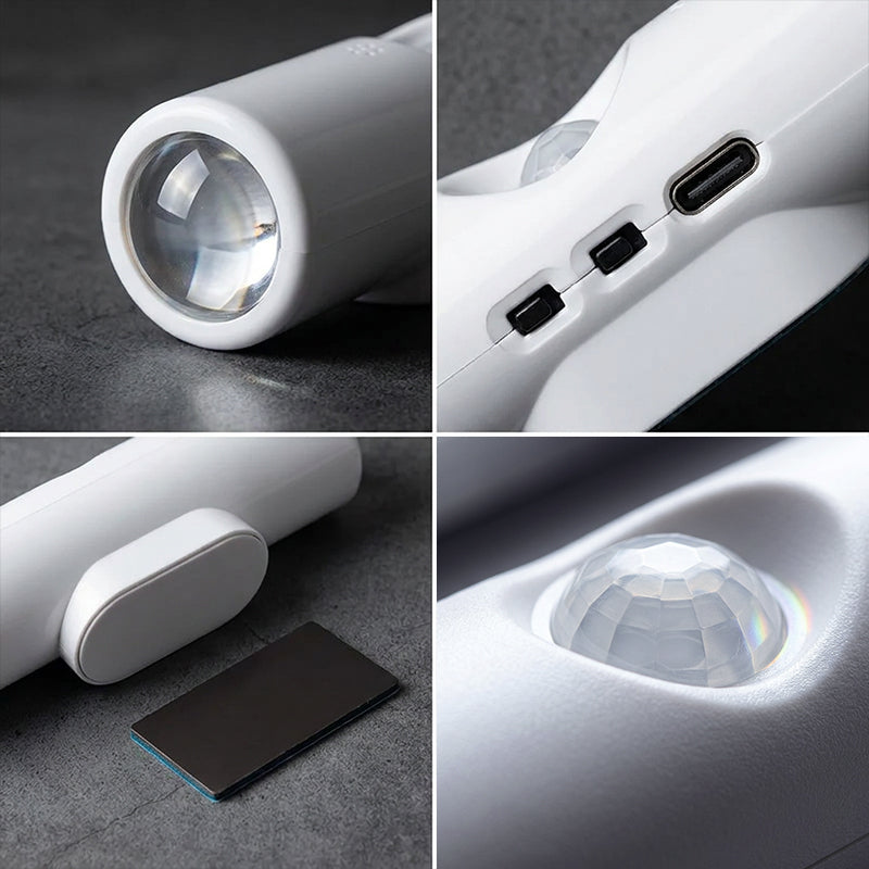 Compact Rechargeable LED Cat-Eye Wall Lamp