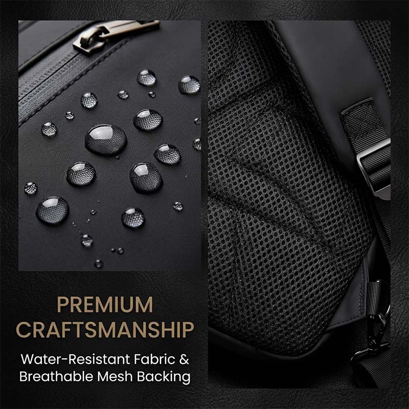 Anti-Theft USB Charging Shoulder Crossbody Bag