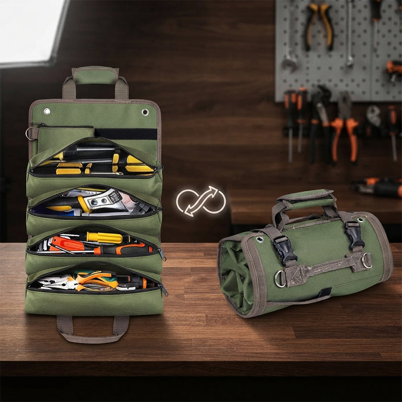 Portable Canvas Car Hardware Tool Storage Bag