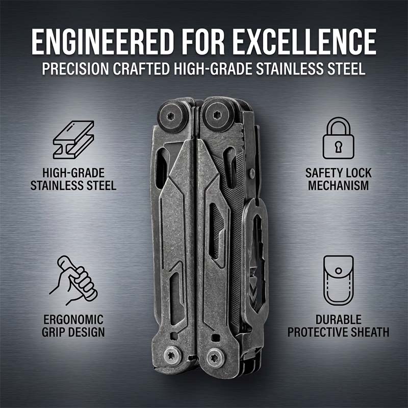 24-in-1 Professional Multi-tool Folding Pliers