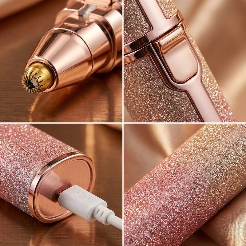 2-in-1 Portable Eyebrow Trimmer and Shaver