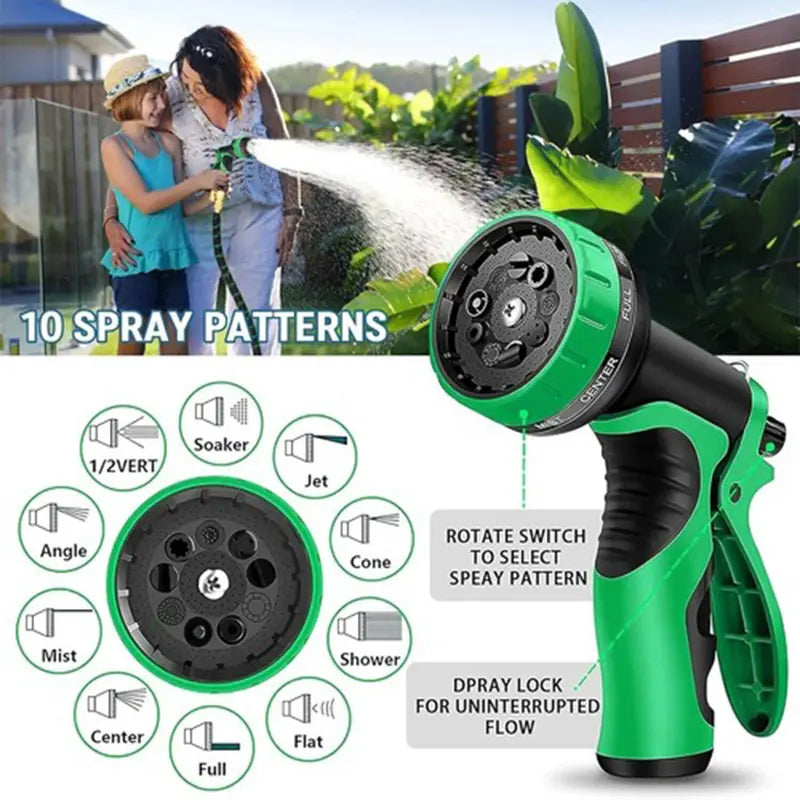 Expandable Hose Set for Car Wash and Gardening