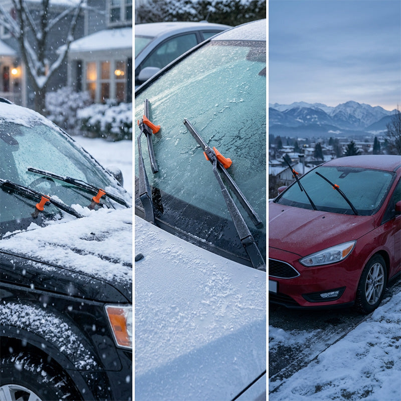 Windshield Wiper Anti-Freeze Protection Clips