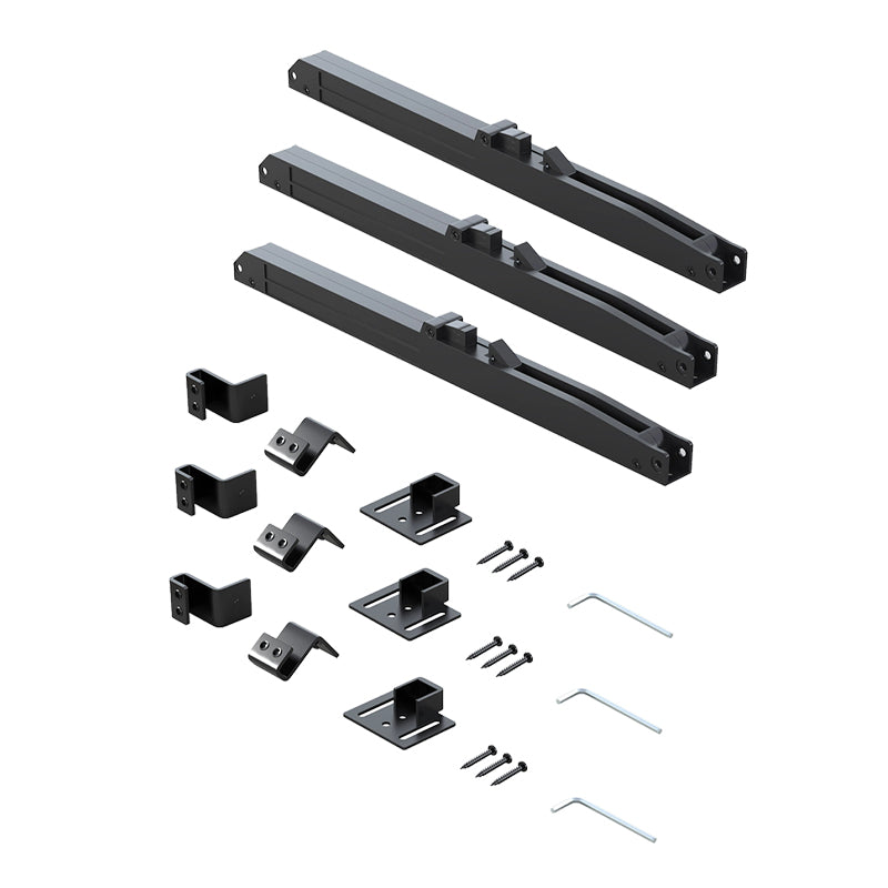 Barn Door Soft Close Damper Mechanism Set