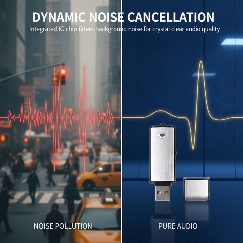 HD Noise Reduction MP3 Voice Recorder