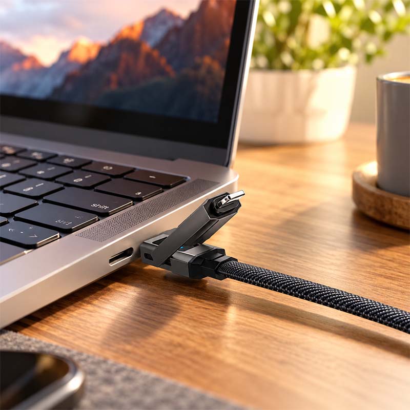 4-in-1 Keychain Charging Cable with Fast Charging9