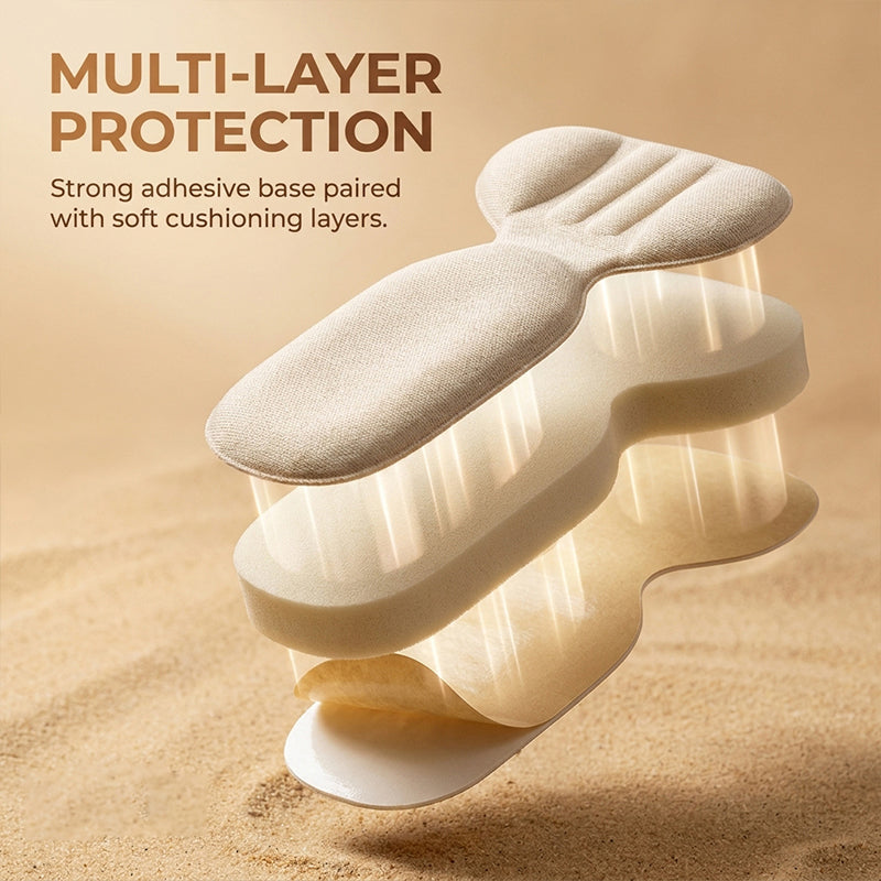 T-Shaped Non-Slip Heel Cushion Pads