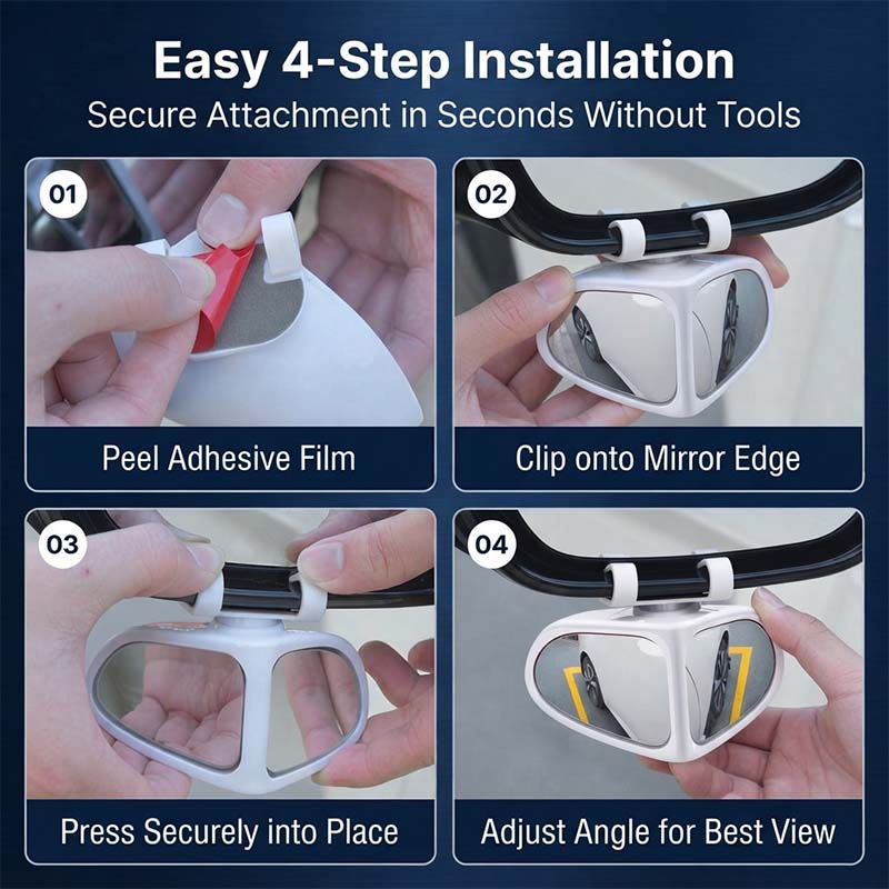 360° Adjustable Car Blind Spot Mirrors