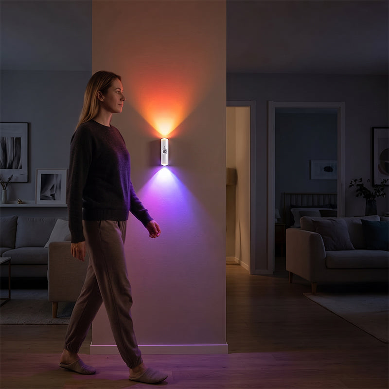 Compact Rechargeable LED Cat-Eye Wall Lamp