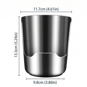 304 Stainless Steel Pot Lid & Ladle Holder Rack