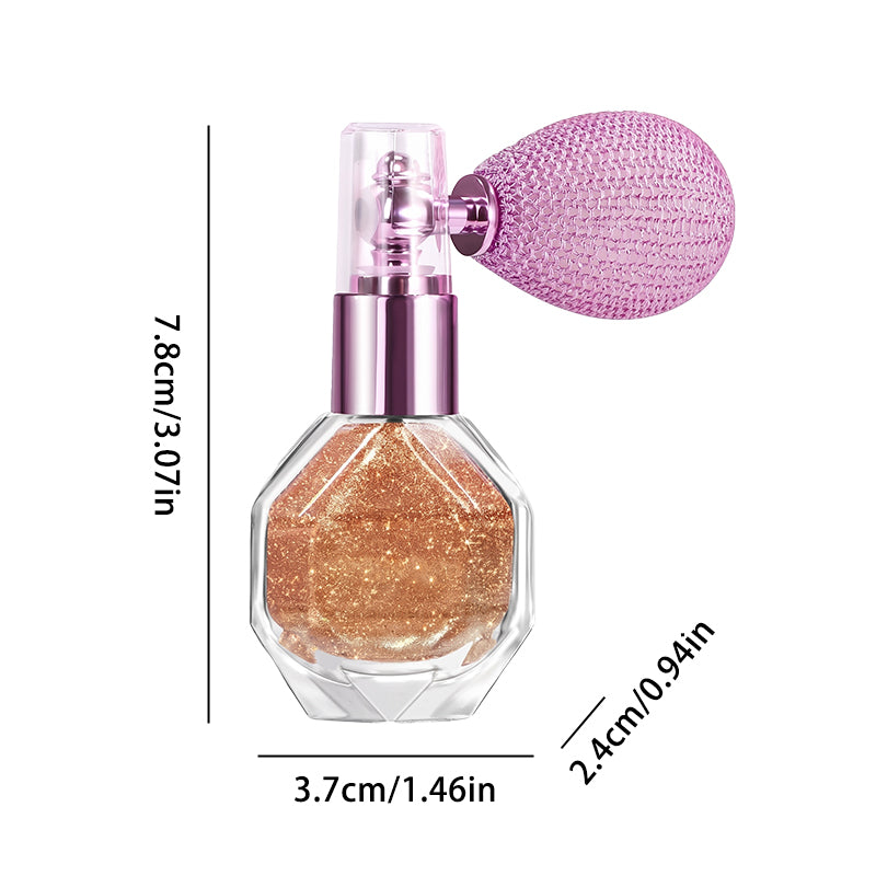 Radiant Golden Shimmer Spray Powder