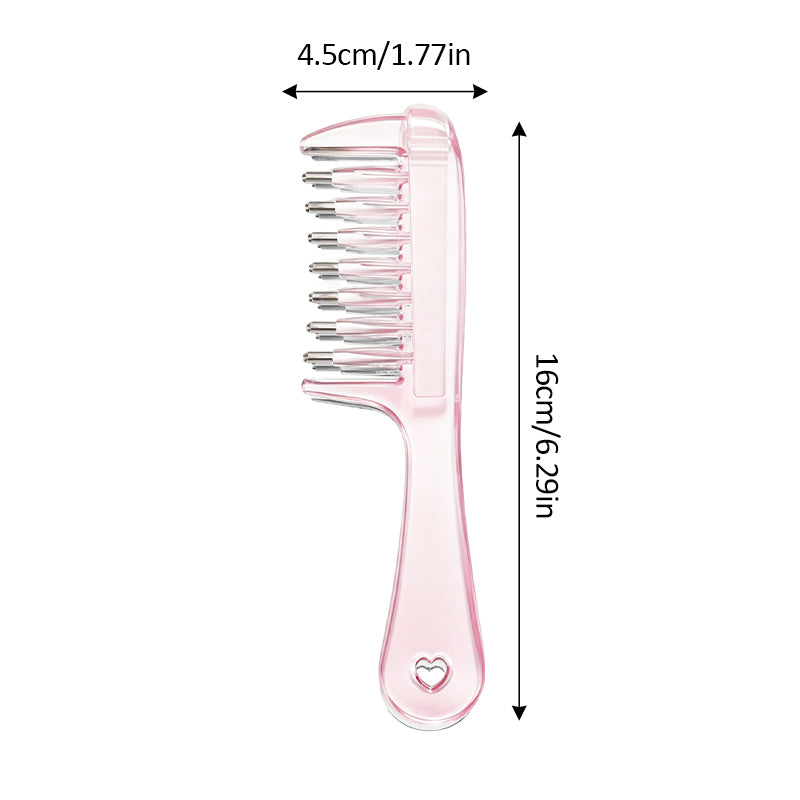 Crystal Liquid Transfer Scalp Massage Comb