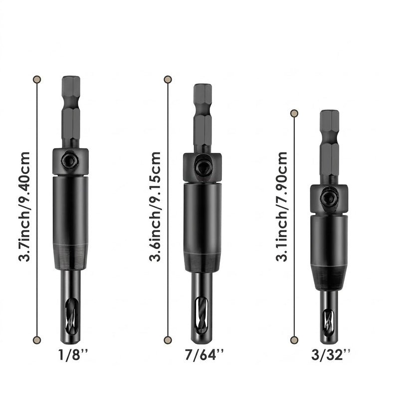 Hex Handle Woodworking Hinge Opener Set