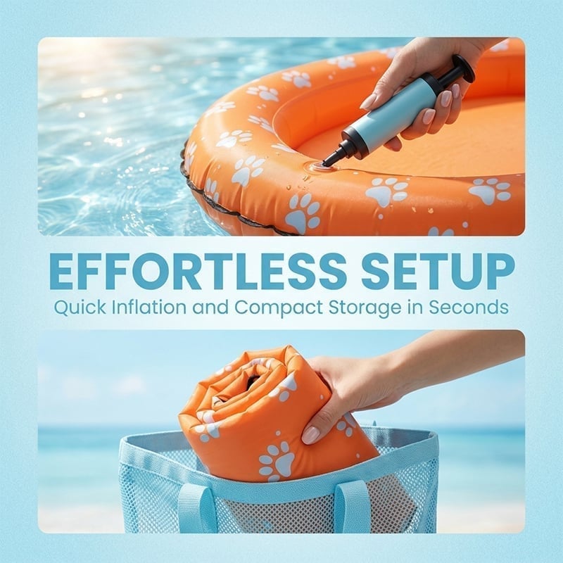 Premium Durable Inflatable Pet Pool Float