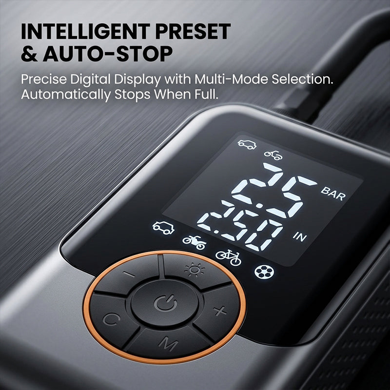 Cordless Digital Tire Inflator Pump