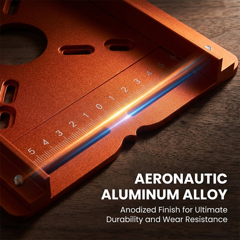 Aluminum Dual-Fence Router Slotting Guide