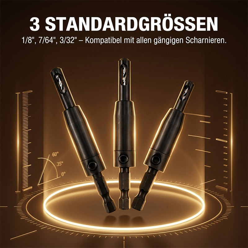 Hex Handle Woodworking Hinge Opener Set