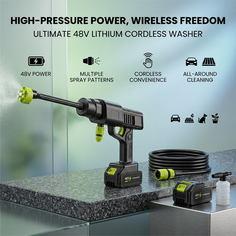 Portable Wireless Lithium Battery Car Washer