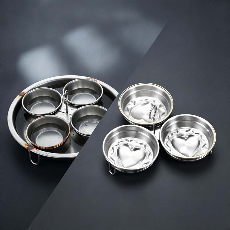 304 Stainless Steel Egg Molds
