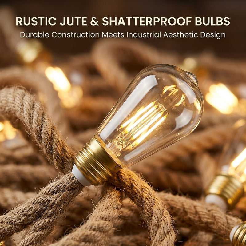 Outdoor Backyard Solar String Lights