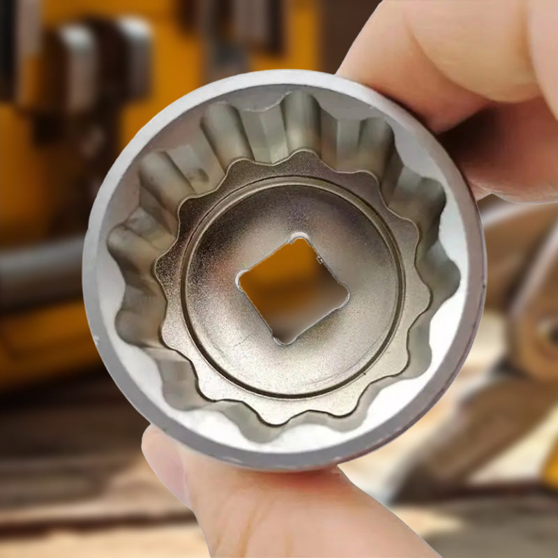 19-piece set of 12-point plum tooth socket head