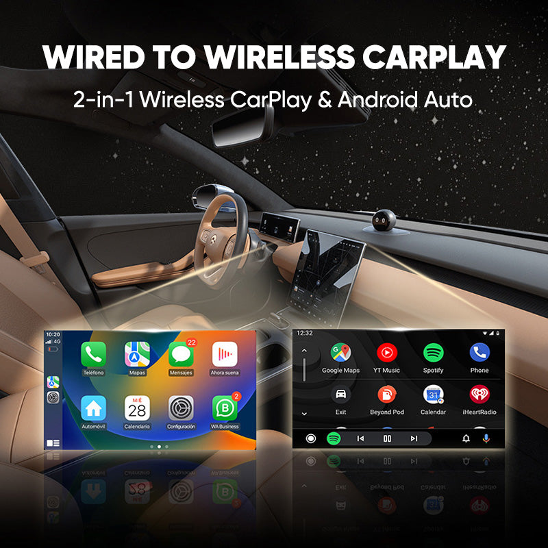 Plug-and-Play Wireless CarPlay Adapter