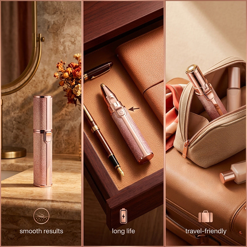 2-in-1 Portable Eyebrow Trimmer and Shaver