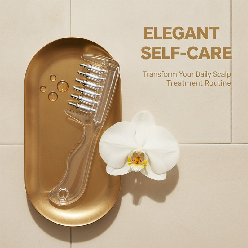 Crystal Liquid Transfer Scalp Massage Comb