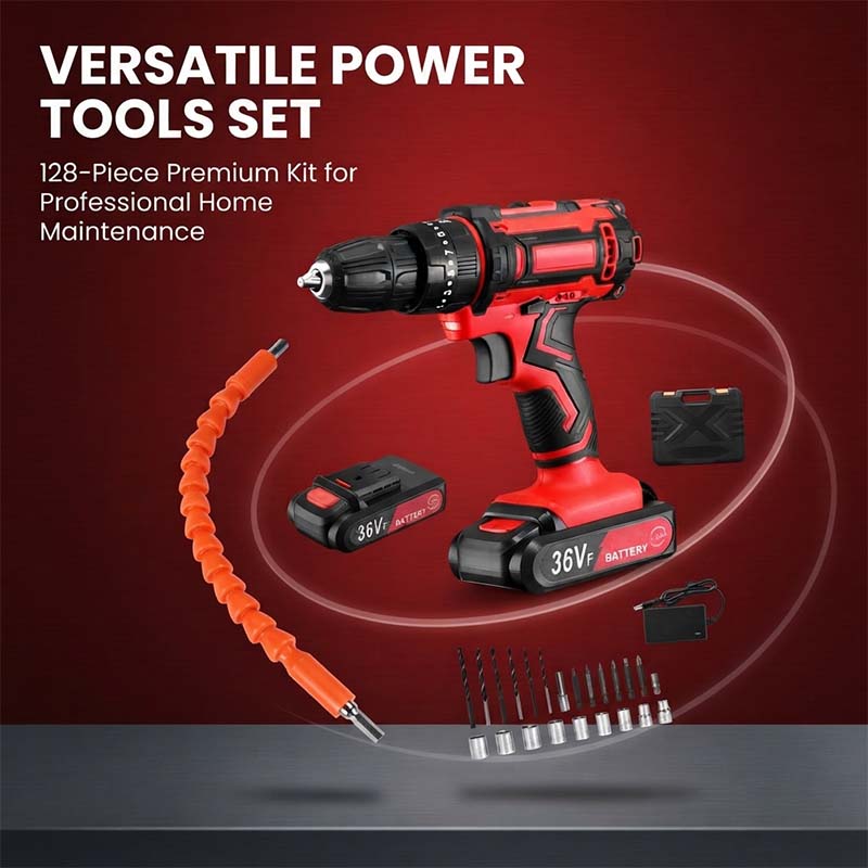 Powerful 18V Cordless Multi-Function Drill