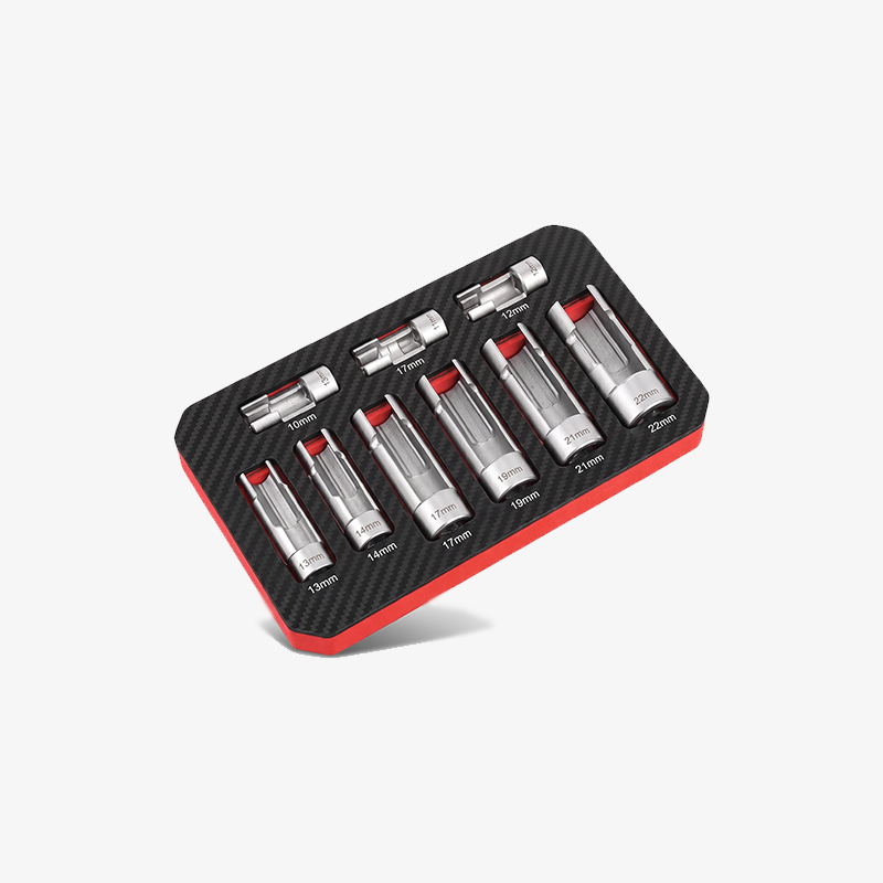 9-Piece Slotted Union Nut Socket Set