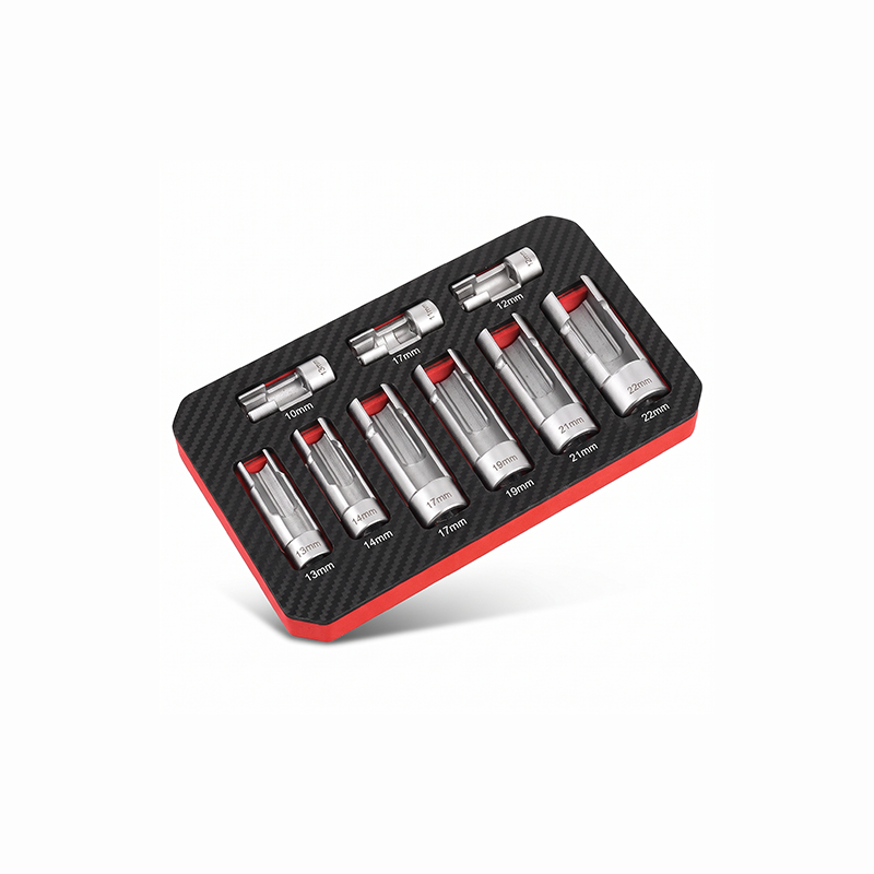 9-Piece Slotted Union Nut Socket Set