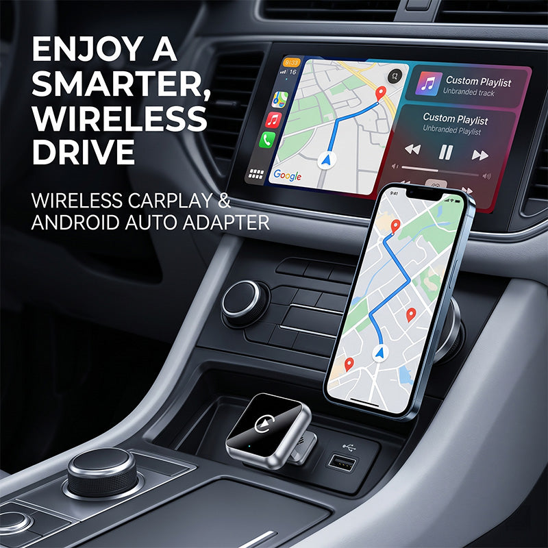 Plug-and-Play Wireless CarPlay Adapter