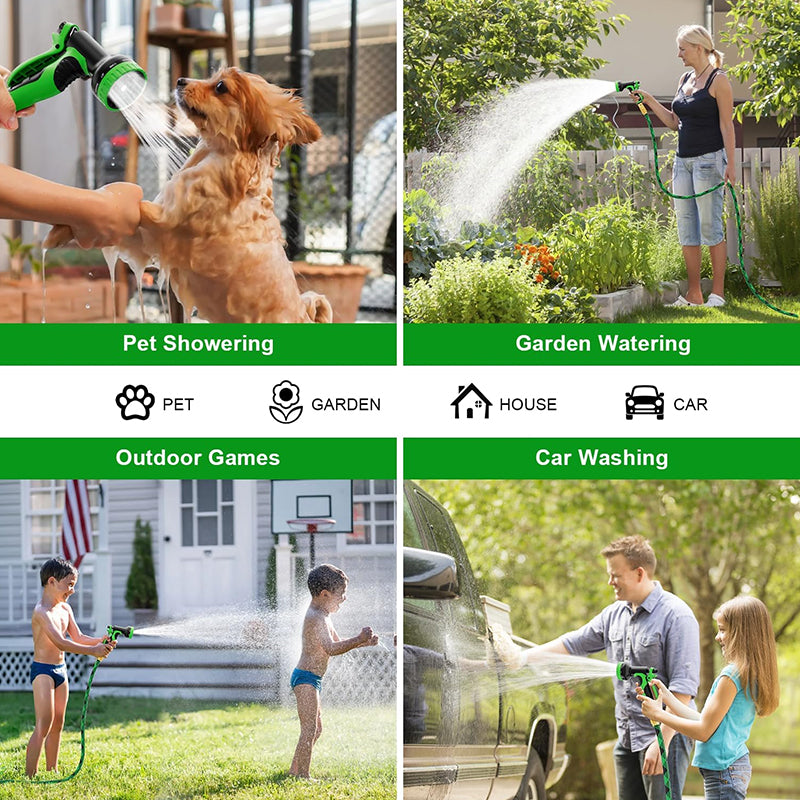 Expandable Hose Set for Car Wash and Gardening