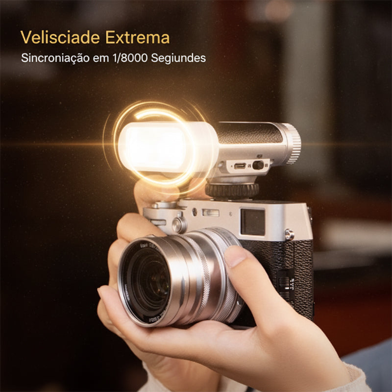 Retro High-Speed TTL Camera Flash