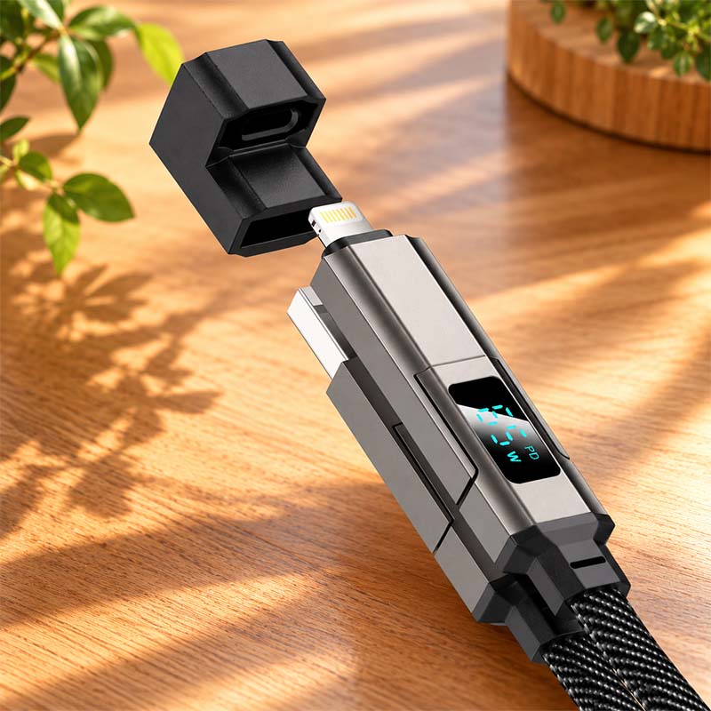 4-in-1 Keychain Charging Cable with Fast Charging9