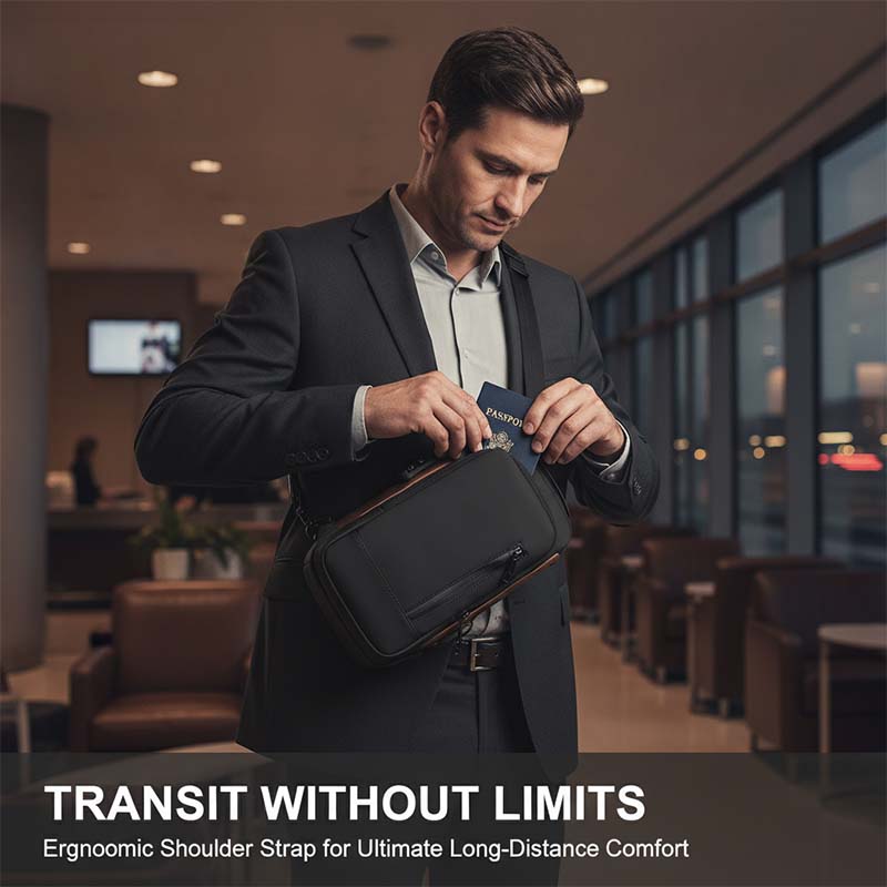 Anti-Theft USB Charging Shoulder Crossbody Bag