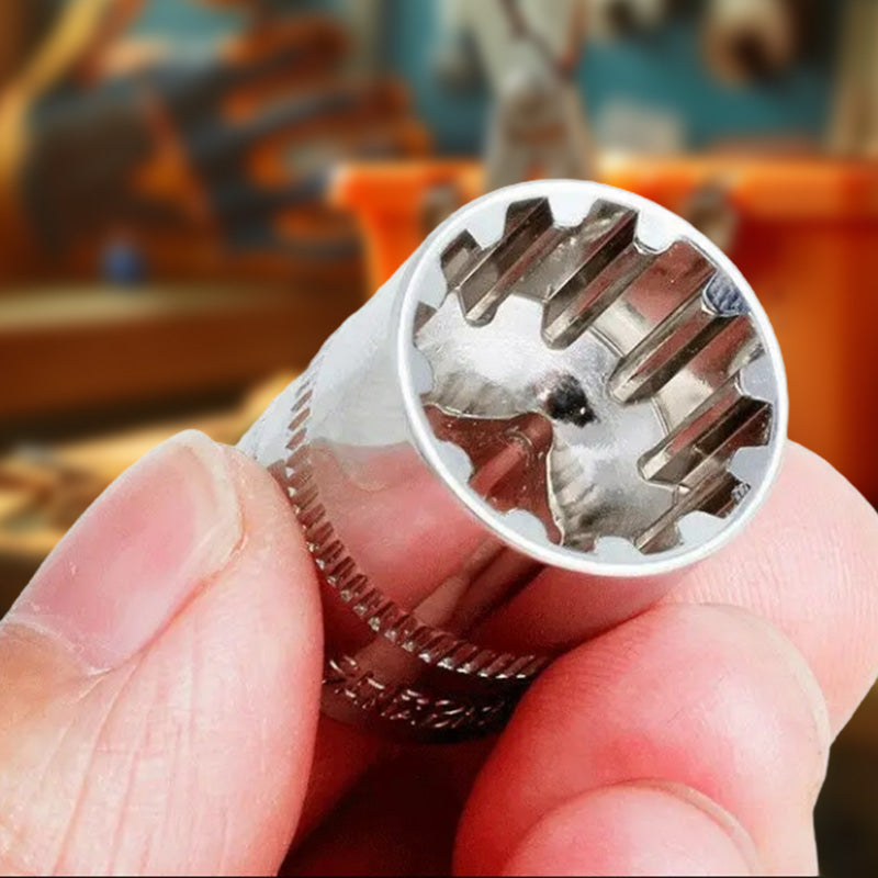 19-piece set of 12-point plum tooth socket head