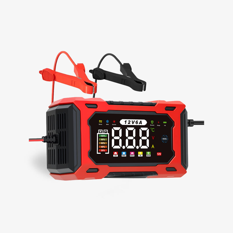Professional 12V 6A Smart Lead-Acid Charger