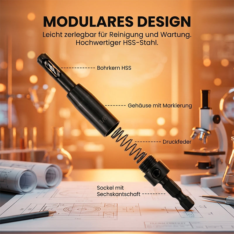 Hex Handle Woodworking Hinge Opener Set