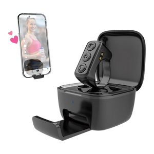 Saker Scrolling Ring Bluetooth Remote Control with Phone holder