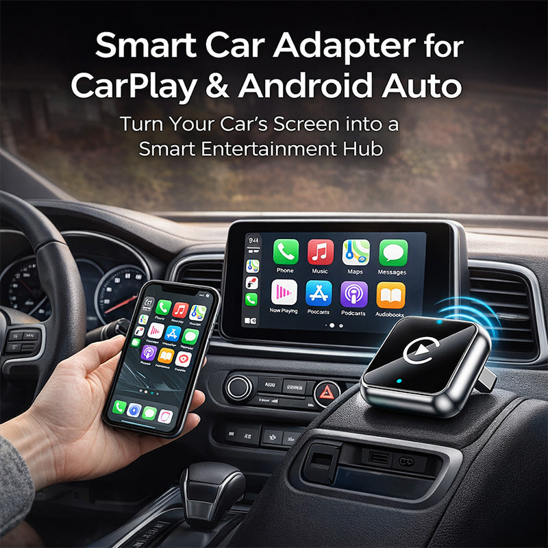 Plug-and-Play Wireless CarPlay Adapter