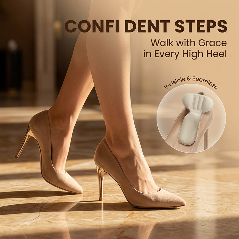 T-Shaped Non-Slip Heel Cushion Pads