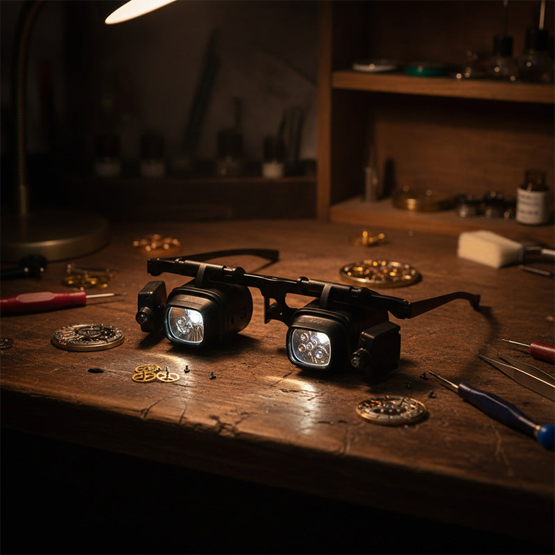 Illuminated Magnifier with Multi-Magnification Lenses
