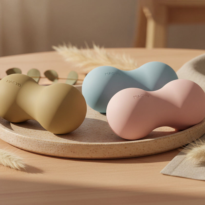 Professional Bionic Silicone Peanut Massage Ball