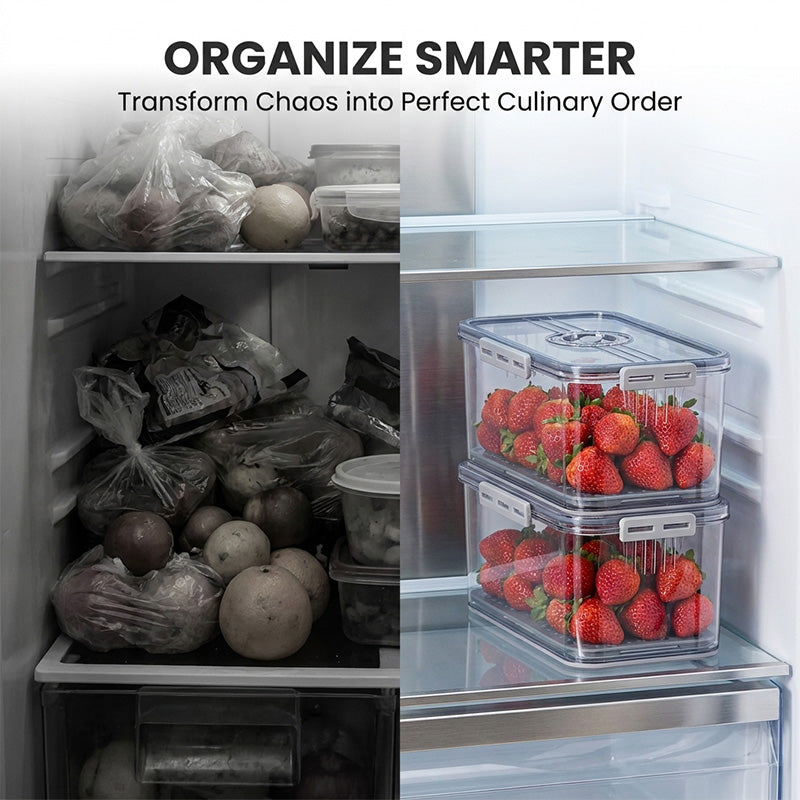 Thickened PET Refrigerator Storage with Date Dial